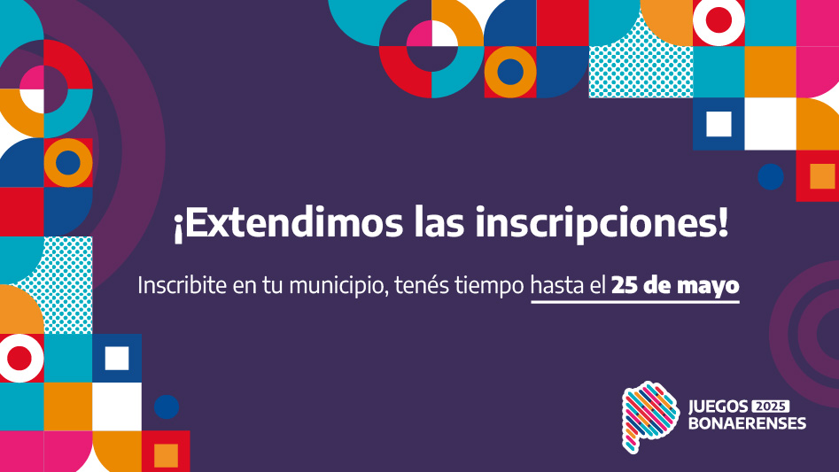 Extendimos las inscripciones!
