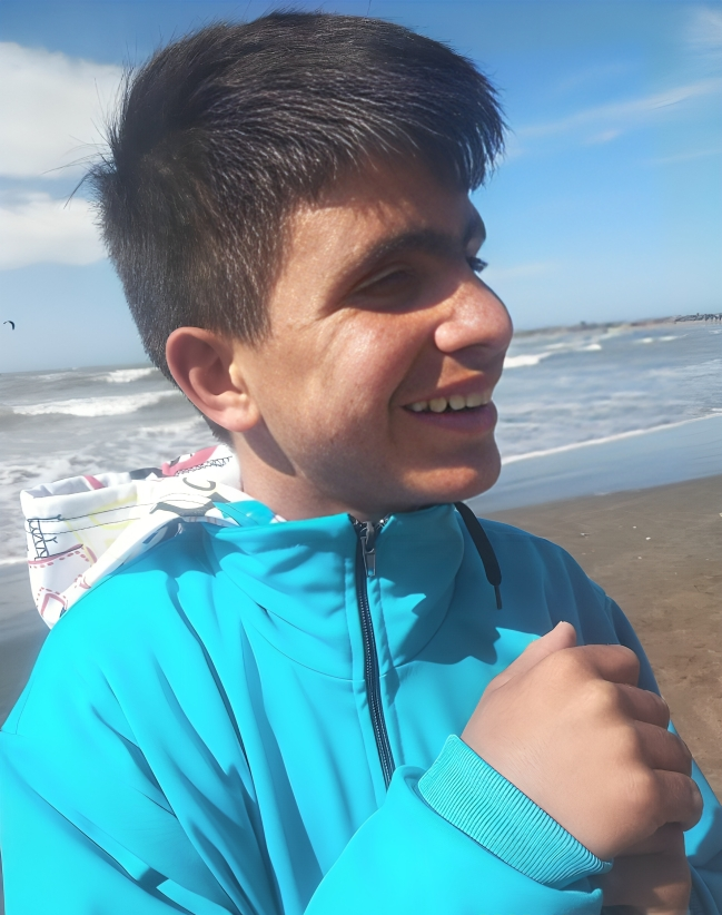 Iñaki Guerra en las playas de Mar del Plata