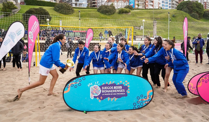 Beach Voley, premiación - Juegos Bonaerenses 2023